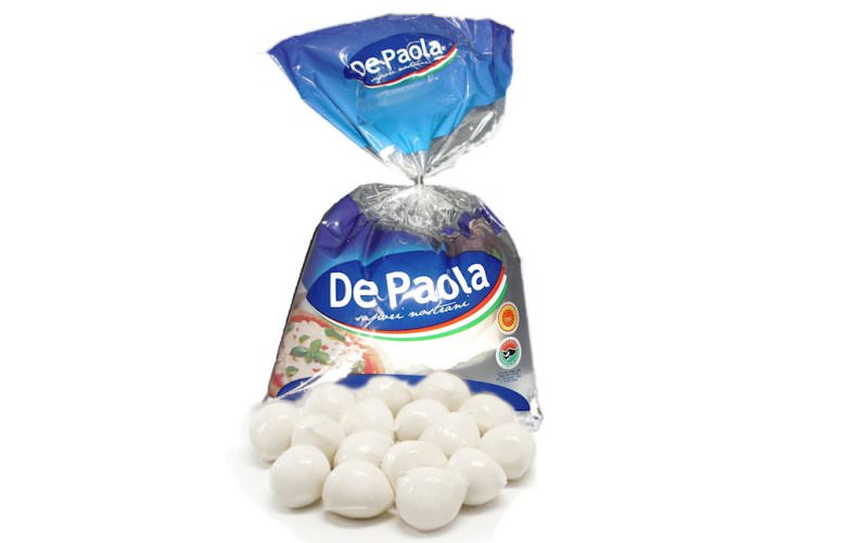 bocconcini e ciliegine di mozzarella di bufala